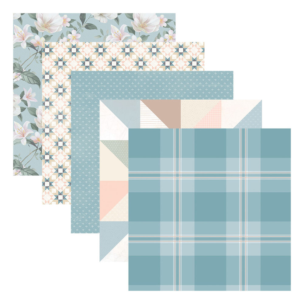 Spellbinders Clementine 12x12 Inch Designer Paper Pack by Rosie's Studio (169287) Spellbinders Clementine 12x12 Inch Designer Paper Pack by Rosie's Studio (169287)