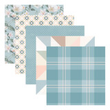 Spellbinders Clementine 12x12 Inch Designer Paper Pack by Rosie's Studio (169287)