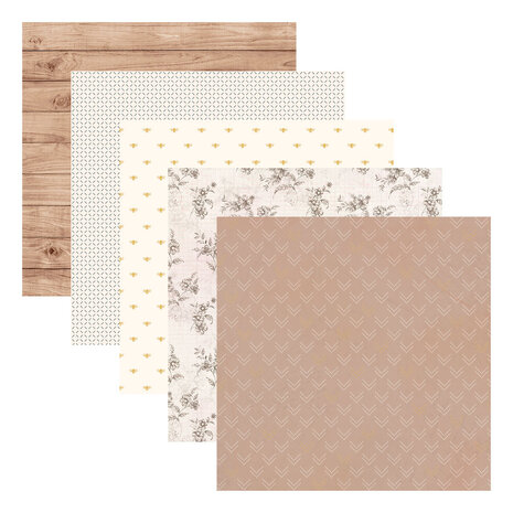 Spellbinders Clementine 12x12 Inch Designer Paper Pack by Rosie's Studio (169287) Spellbinders Clementine 12x12 Inch Designer Paper Pack by Rosie's Studio (169287)