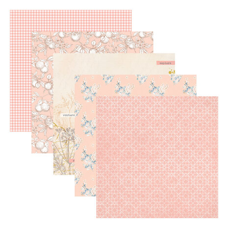 Spellbinders Clementine 12x12 Inch Designer Paper Pack by Rosie's Studio (169287) Spellbinders Clementine 12x12 Inch Designer Paper Pack by Rosie's Studio (169287)