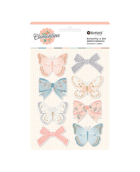 Spellbinders Clementine Embellishments Butterfly & Bow by Rosie's Studio (169296)