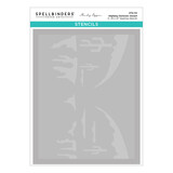 Spellbinders Classic Road Legends 2.0 Layered Stencils Highway Horizons-Desert by Mindy Eggen (STN-132)