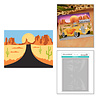 Spellbinders Classic Road Legends 2.0 Layered Stencils Highway Horizons-Desert by Mindy Eggen (STN-132) Spellbinders Classic Road Legends 2.0 Layered Stencils Highway Horizons-Desert by Mindy Eggen (STN-132)