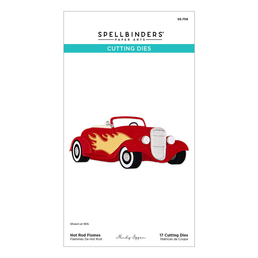 Spellbinders Classic Road Legends 2.0 Etched Dies Hot Rod Flames by Mindy Eggen (S5-759) Spellbinders Classic Road Legends 2.0 Etched Dies Hot Rod Flames by Mindy Eggen (S5-759)