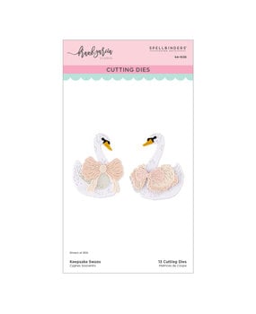Spellbinders Buttons & Keepsakes Etched Dies Keepsake Swans by Frank Garcia (S4-1535)