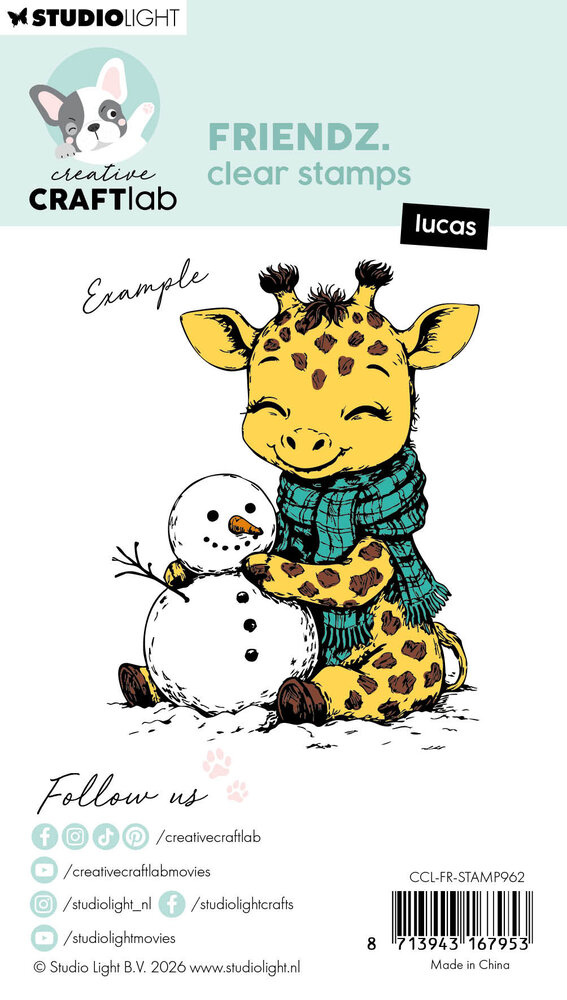 Creative Craftlab Friendz Clear Stamps Lucas (CCL-FR-STAMP962)