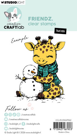 Creative Craftlab Friendz Clear Stamps Lucas (CCL-FR-STAMP962)
