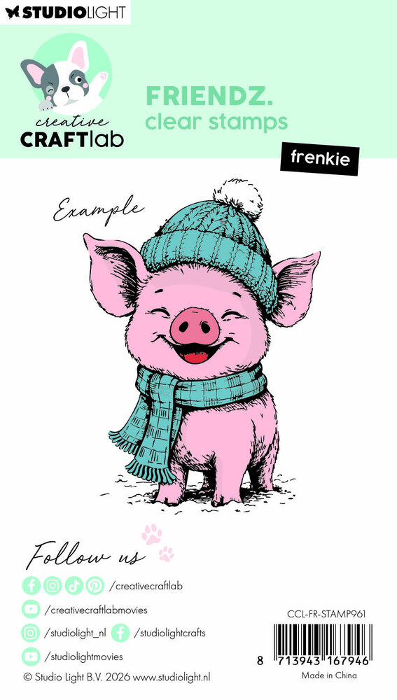 Creative Craftlab Friendz Clear Stamps Frenkie (CCL-FR-STAMP961)