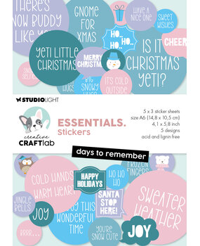 Creative Craftlab Days to Remember Essentials Sticker Pad (CCL-ES-STIC83)