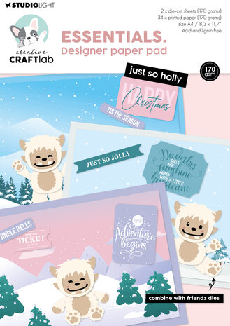Creative Craftlab Just So Holly Essentials Designer Paper Pad (CCL-ES-DPP492) Creative Craftlab Just So Holly Essentials Designer Paper Pad (CCL-ES-DPP492)