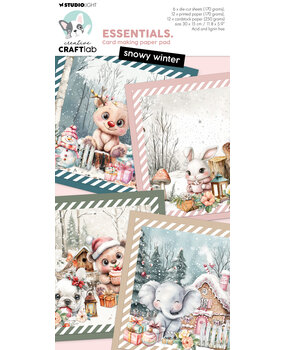 Creative Craftlab Snowy Winter Essentials Card Making Pad (CCL-ES-CMP42)