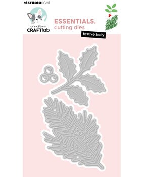 Creative Craftlab Festive Holly Essentials Cutting Dies (CCL-ES-CD1121)