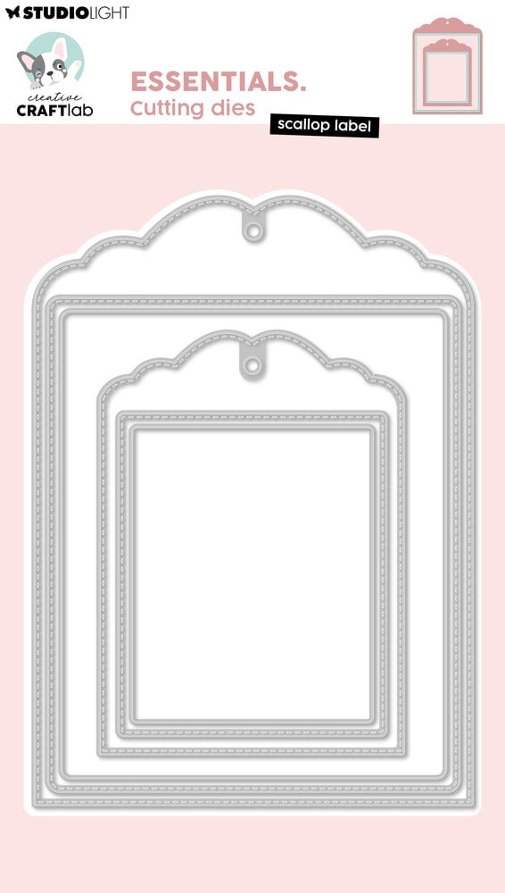 Creative Craftlab Scallop Label Essentials Cutting Dies (CCL-ES-CD1119) Creative Craftlab Scallop Label Essentials Cutting Dies (CCL-ES-CD1119)