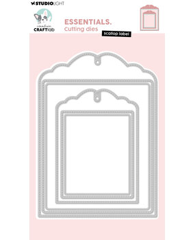 Creative Craftlab Scallop Label Essentials Cutting Dies (CCL-ES-CD1119) Creative Craftlab Scallop Label Essentials Cutting Dies (CCL-ES-CD1119)