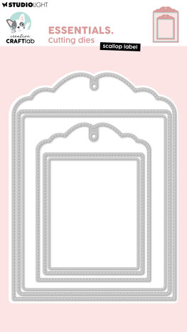 Creative Craftlab Scallop Label Essentials Cutting Dies (CCL-ES-CD1119) Creative Craftlab Scallop Label Essentials Cutting Dies (CCL-ES-CD1119)