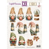 Creatief Art Silent Spark 3D Die-Cut Sheet 07 Crafted Memories (CM-007)