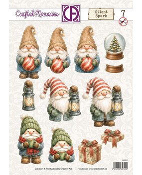 Creatief Art Silent Spark 3D Die-Cut Sheet 07 Crafted Memories (CM-007) Creatief Art Silent Spark 3D Die-Cut Sheet 07 Crafted Memories (CM-007)