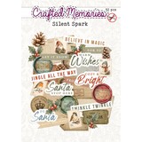 Creatief Art Silent Spark Die-Cuts English Crafted Memories (92pcs) (CM-DC-007)