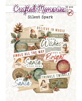 Creatief Art Silent Spark Die-Cuts English Crafted Memories (92pcs) (CM-DC-007) Creatief Art Silent Spark Die-Cuts English Crafted Memories (92pcs) (CM-DC-007)