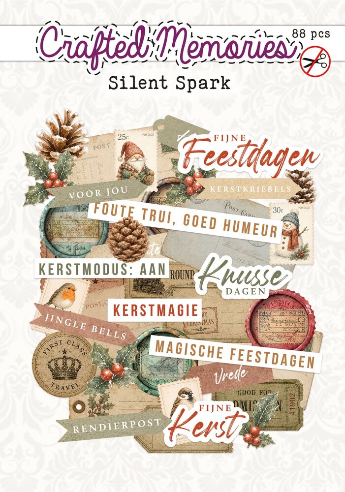 Creatief Art Silent Spark Die-Cuts Dutch Crafted Memories (88pcs) (CM-DC-008) Creatief Art Silent Spark Die-Cuts Dutch Crafted Memories (88pcs) (CM-DC-008)