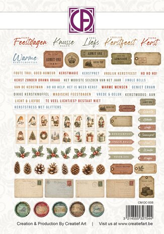 Creatief Art Silent Spark Die-Cuts Dutch Crafted Memories (88pcs) (CM-DC-008) Creatief Art Silent Spark Die-Cuts Dutch Crafted Memories (88pcs) (CM-DC-008)