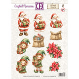 Creatief Art Silent Spark 3D Die-Cut Sheet 08 Crafted Memories (CM-008)