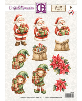 Creatief Art Silent Spark 3D Die-Cut Sheet 08 Crafted Memories (CM-008) Creatief Art Silent Spark 3D Die-Cut Sheet 08 Crafted Memories (CM-008)