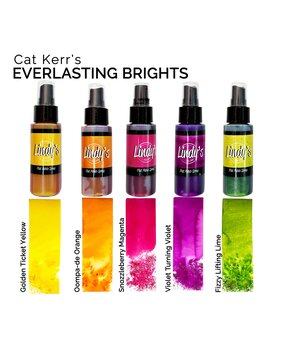 Lindy's Stamp Gang Everlasting Brights Flat Fabio Spray Set by Cat Kerr (ff-set-18)