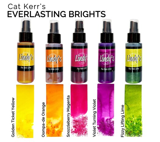 Lindy's Stamp Gang Everlasting Brights Flat Fabio Spray Set by Cat Kerr (ff-set-18) Lindy's Stamp Gang Everlasting Brights Flat Fabio Spray Set by Cat Kerr (ff-set-18)