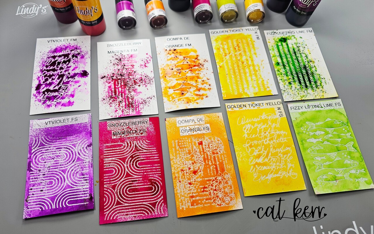 Lindy's Stamp Gang Everlasting Brights Flat Fabio Spray Set by Cat Kerr (ff-set-18) Lindy's Stamp Gang Everlasting Brights Flat Fabio Spray Set by Cat Kerr (ff-set-18)