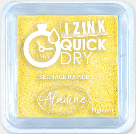 Aladine Izink Quick Dry Pastel Yellow Inkpad (19521) (OUTLET)
