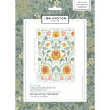 Lisa Horton Crafts Reviving The Arts and Crafts Movement Layering Stencils Sunflower Tapestry (LHCAS262)