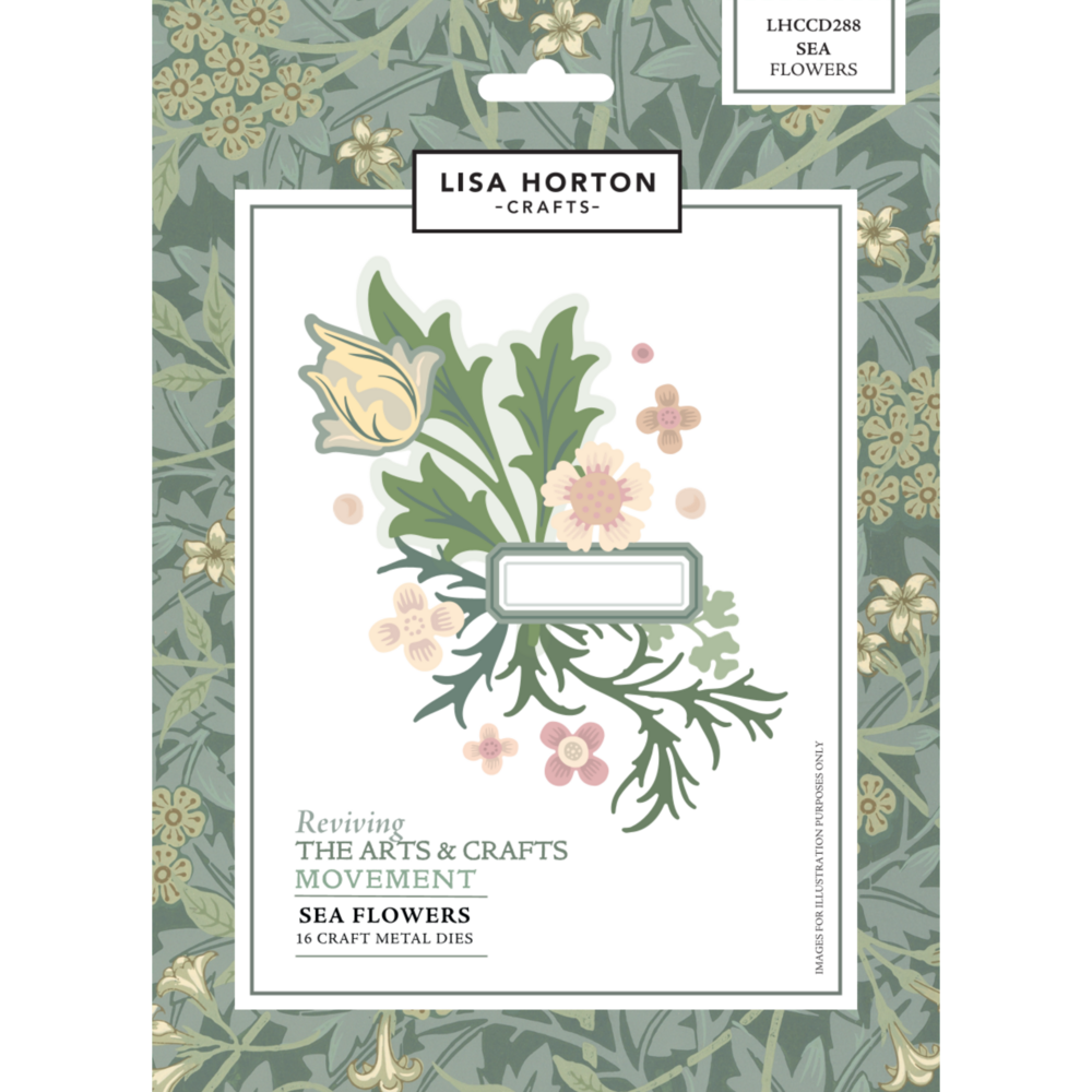 Lisa Horton Crafts Reviving The Arts and Crafts Movement Dies Sea Flowers (LHCCD388) Lisa Horton Crafts Reviving The Arts and Crafts Movement Dies Sea Flowers (LHCCD388)