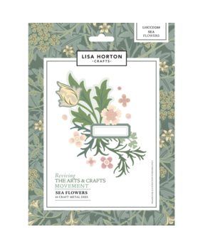 Lisa Horton Crafts Reviving The Arts and Crafts Movement Dies Sea Flowers (LHCCD388) Lisa Horton Crafts Reviving The Arts and Crafts Movement Dies Sea Flowers (LHCCD388)