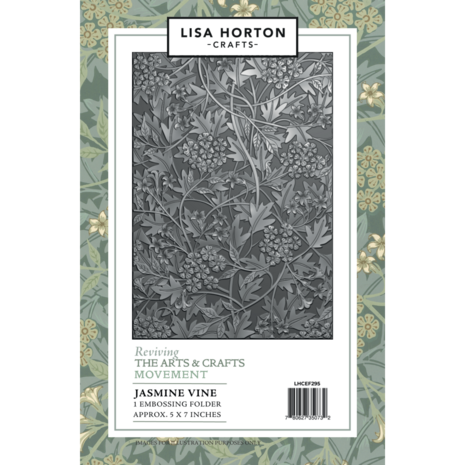 Lisa Horton Crafts Reviving The Arts and Crafts Movement 3D Embossing Folder Jasmine Vine (LHCEF295) Lisa Horton Crafts Reviving The Arts and Crafts Movement 3D Embossing Folder Jasmine Vine (LHCEF295)