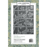 Lisa Horton Crafts Reviving The Arts and Crafts Movement 3D Embossing Folder Trellis and Bird (LHCEF298) Lisa Horton Crafts Reviving The Arts and Crafts Movement 3D Embossing Folder Trellis and Bird (LHCEF298)