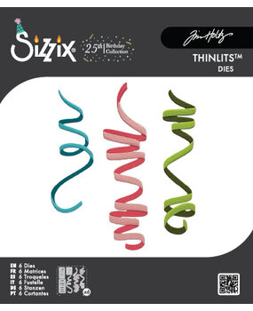 Sizzix Thinlits Die Set Celebration Streamers (6pcs) by Tim Holtz (667209)