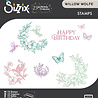 Sizzix Clear Stamp Set Birthday Blooms (10pcs) by Willow Wolfe (667128)