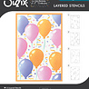 Sizzix A6 Stencil Set Birthday Balloons (4pcs) by Stacey Park (667133)