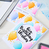 Sizzix A6 Stencil Set Birthday Balloons (4pcs) by Stacey Park (667133)