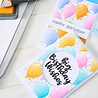 Sizzix A6 Stencil Set Birthday Balloons (4pcs) by Stacey Park (667133)