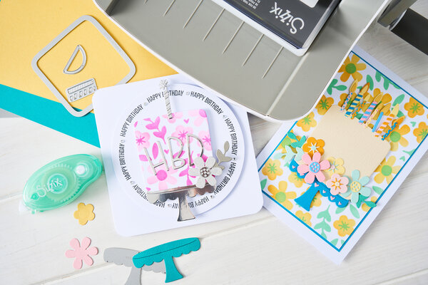 Sizzix Thinlits Die Set w/Stencils Set Let's Eat Cake! (15+2pcs) by Catherine Pooler (667129)