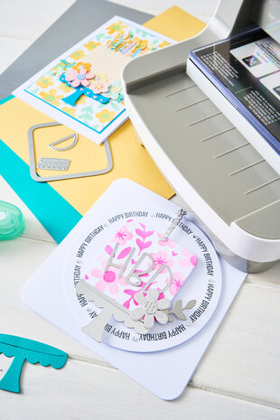 Sizzix Thinlits Die Set w/Stencils Set Let's Eat Cake! (15+2pcs) by Catherine Pooler (667129)