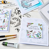 Sizzix Clear Stamp Set Birthday Blooms (10pcs) by Willow Wolfe (667128)