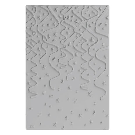 Sizzix Multi-Level Textured Impressions Embossing Folder Party Time by Eileen Hull (667131)