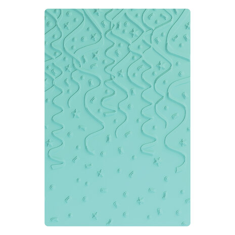 Sizzix Multi-Level Textured Impressions Embossing Folder Party Time by Eileen Hull (667131)