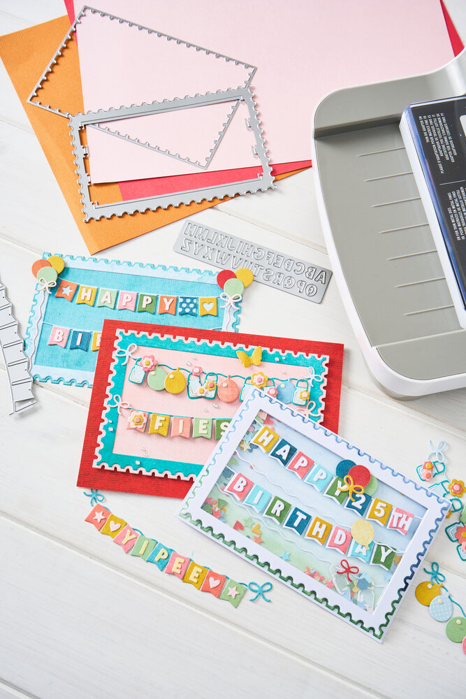 Sizzix Thinlits Die Set All about Banners (20pcs) by 49 & Market (667055)