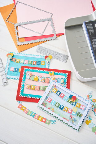 Sizzix Thinlits Die Set All about Banners (20pcs) by 49 & Market (667055)