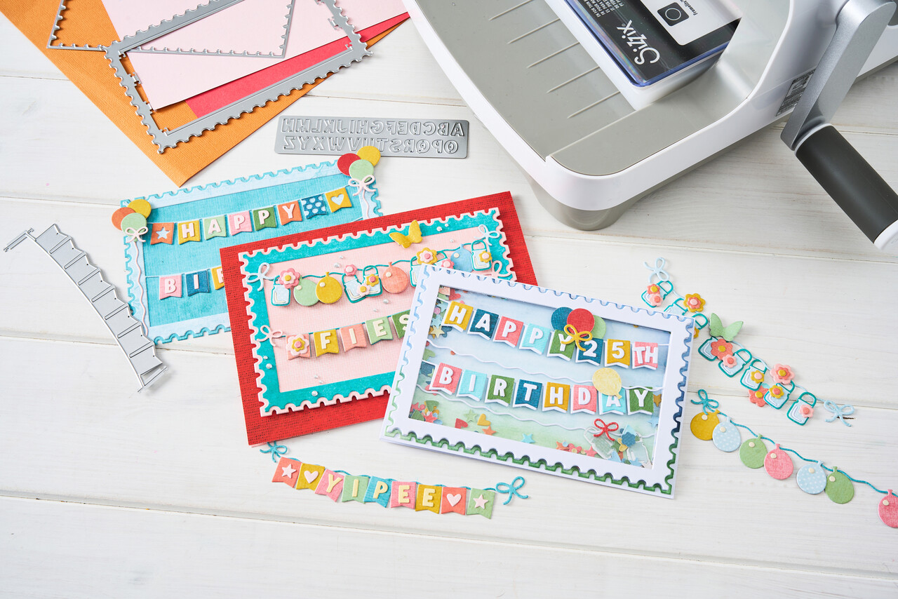 Sizzix Thinlits Die Set All about Banners (20pcs) by 49 & Market (667055)