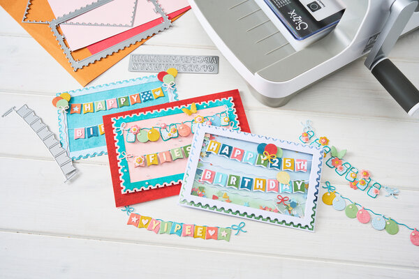 Sizzix Thinlits Die Set All about Banners (20pcs) by 49 & Market (667055)